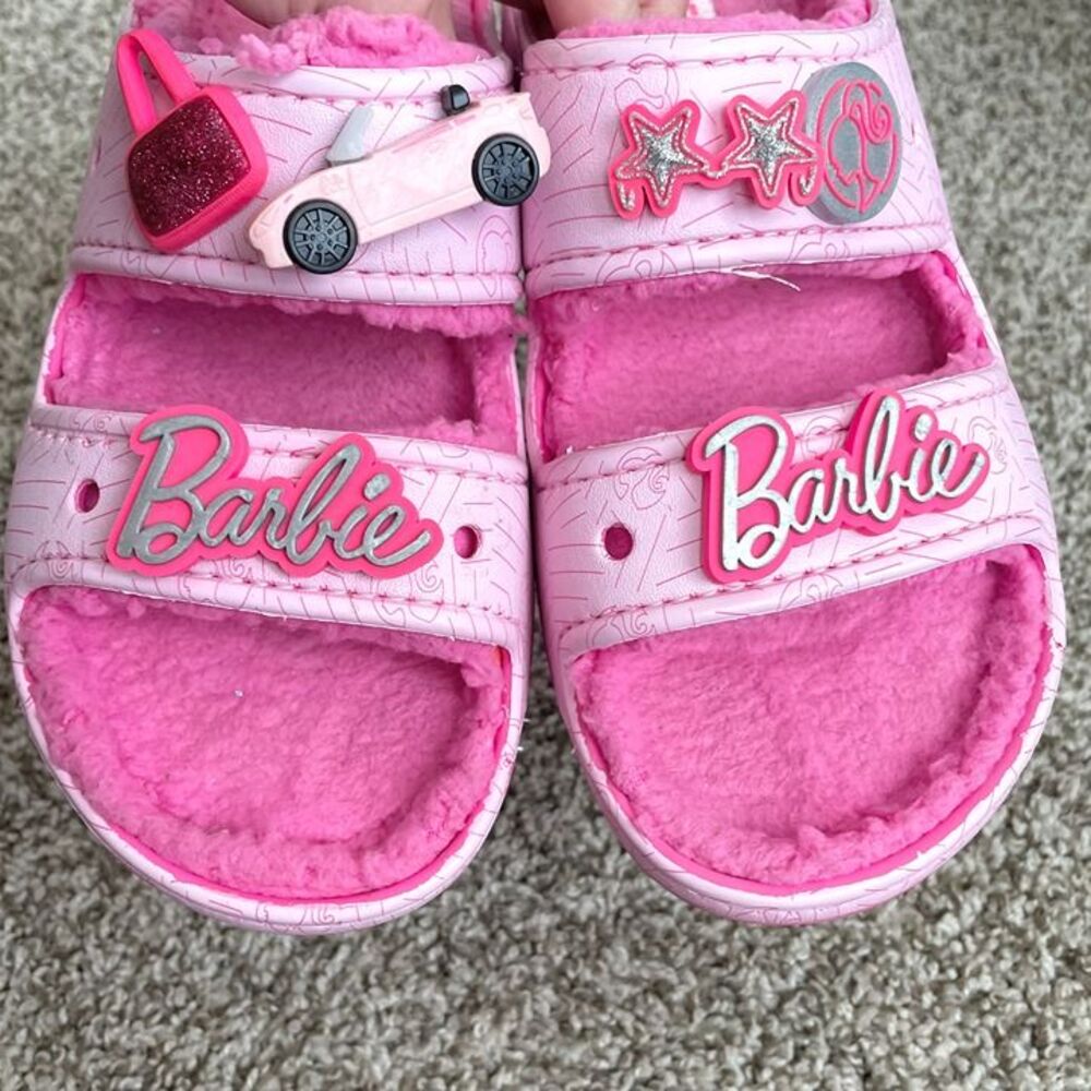 Size 9 / Women's Barbie x Crocs Sandals - Picture 4 of 7
